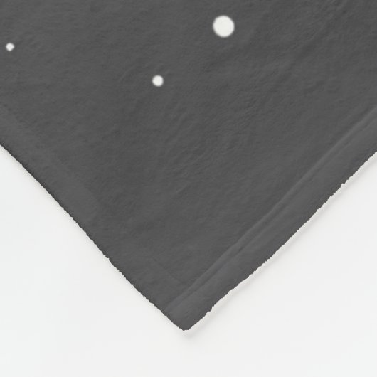 Boston Terrier Christmas Santa Hat  Fleecedecke (Ecke)