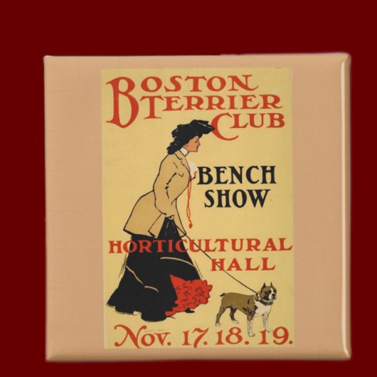 Boston Terrier Club Magnet