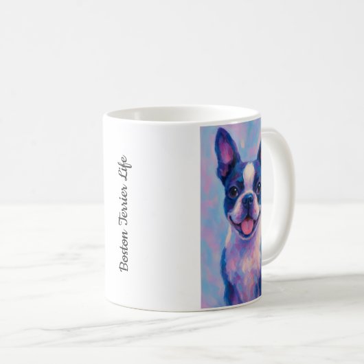 Boston Terrier Coffee Tasse (VorderseiteRechts)
