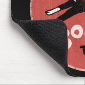 Boston Terrier Cool Retro Style | Niedlicher Carto Mousepad (Ecke)