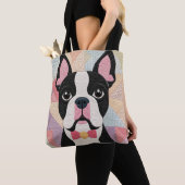 Boston-Terrier-Decke Tasche (Von Nahem)