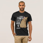 Boston Terrier Didnt Furz Kiss Dog T-Shirt (Vorne ganz)