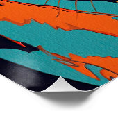 Boston Terrier Dog 003 - Bruno Pokopen Poster (Ecke)