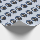 Boston Terrier Dog Animal Geschenkpapier (Ecke)