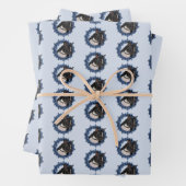 Boston Terrier Dog Animal Geschenkpapier Set (Beispiel)