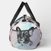 Boston Terrier Dog Design Duffle Bag (Rechts)
