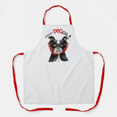 Boston Terrier Dog Funny Halloween Vampire Schürze (Vorderseite)