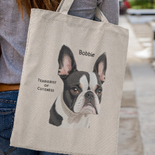 Boston Terrier Dog Geschenk für Boston Fans Tragetasche