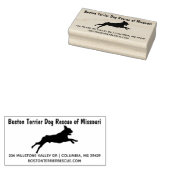 Boston Terrier Dog Gummistempel (Stempel)