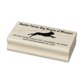 Boston Terrier Dog Gummistempel (Stempel)