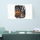 Boston Terrier Dog Halloween Banner (Messeveranstaltung)