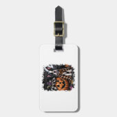 Boston Terrier Dog Halloween Gepäckanhänger (Vorderseite vertikal)