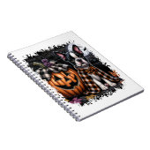 Boston Terrier Dog Halloween Notizblock (Rechte Seite)