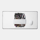 Boston Terrier Dog Halloween Schreibtischunterlage (Tastatur & Maus)