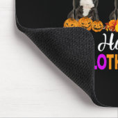 Boston Terrier Dog Halloween Weihnachtsdank Mousepad (Ecke)