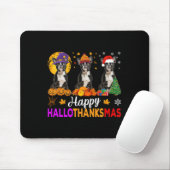Boston Terrier Dog Halloween Weihnachtsdank Mousepad (Mit Mouse)