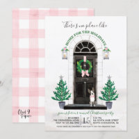Boston Terrier Dog Holiday Weihnachts-Party