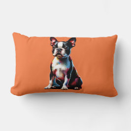 Boston Terrier Dog Lendenkissen