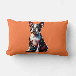 Boston Terrier Dog Lendenkissen