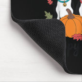 Boston Terrier Dog Lover Fall Ya'll Halloween-Kost Mousepad (Ecke)