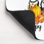 Boston Terrier Dog Lover Fall Ya'll Halloween-Kost Mousepad (Ecke)