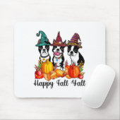 Boston Terrier Dog Lover Fall Ya'll Halloween-Kost Mousepad (Mit Mouse)