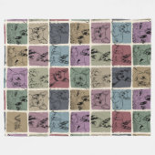 Boston Terrier Dog Lover Throw Blanket-Geschenk Fleecedecke (Vorderseite (Horizontal))