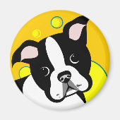 Boston Terrier Dog Magnet (Vorne)