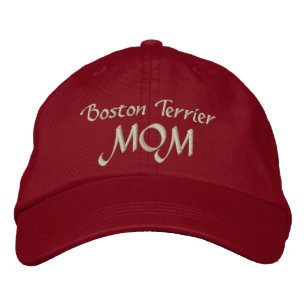 Boston Terrier Dog MAMA Bestickte Kappe