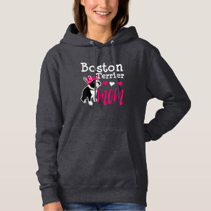 Boston Terrier Dog Mama Eigentümer Niedlich Funny Hoodie