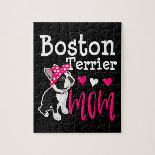 Boston Terrier Dog Mama Eigentümer Niedlich Funny  Puzzle