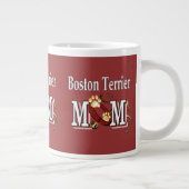 Boston Terrier Dog MAMA Jumbo-Tasse (Rechts)