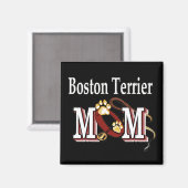 Boston Terrier Dog MAMA Magnet (Vorderseite/Rückseite)