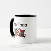 Boston Terrier Dog MAMA Tasse (Vorderseite Links)