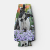 Boston Terrier Dog Niedlich Puppy Foto, Bottle Jac Flaschenkühler (Rückseite)