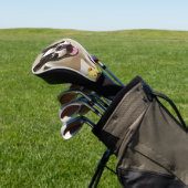 Boston Terrier Dog Playing with Toys Golf Headcover (In SItu)