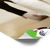 Boston Terrier Dog Playing with Toys Poster (Ecke)