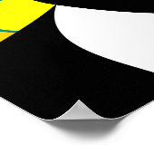 Boston Terrier Dog Poster (Ecke)