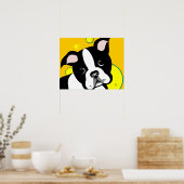 Boston Terrier Dog Poster (Küche)