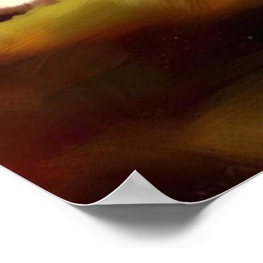 Boston Terrier Dog Poster (Ecke)