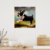 Boston Terrier Dog Poster (Küche)