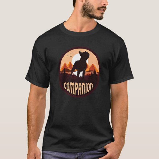 Boston Terrier Dog Retro 1 T-Shirt (Vorderseite)