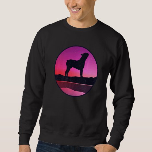 Boston Terrier Dog Retro 9 Sweatshirt (Vorderseite)