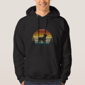 Boston Terrier Dog Retro Vintage Hoodie (Vorderseite)