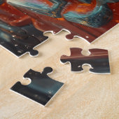 Boston Terrier Dog Roller Untersetzer Weihnachten Puzzle (Seite)