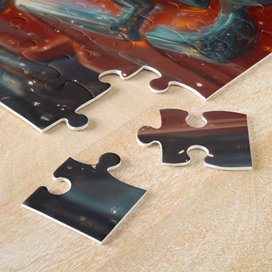 Boston Terrier Dog Roller Untersetzer Weihnachten Puzzle (Seite)