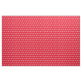 Boston Terrier Dog Silhouette Pet Red Stoff (Yard (91,4 cm))
