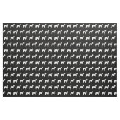 Boston Terrier Dog Silhouette Pet Stoff (Fat Quarter (45,7 x 55,9 cm))