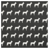 Boston Terrier Dog Silhouette Pet Stoff (Muster)