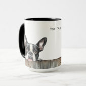 Boston Terrier Dog Tasse (Vorderseite Links)